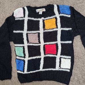 Diane Von Furstenberg Checkered Wool Jumper Sweater